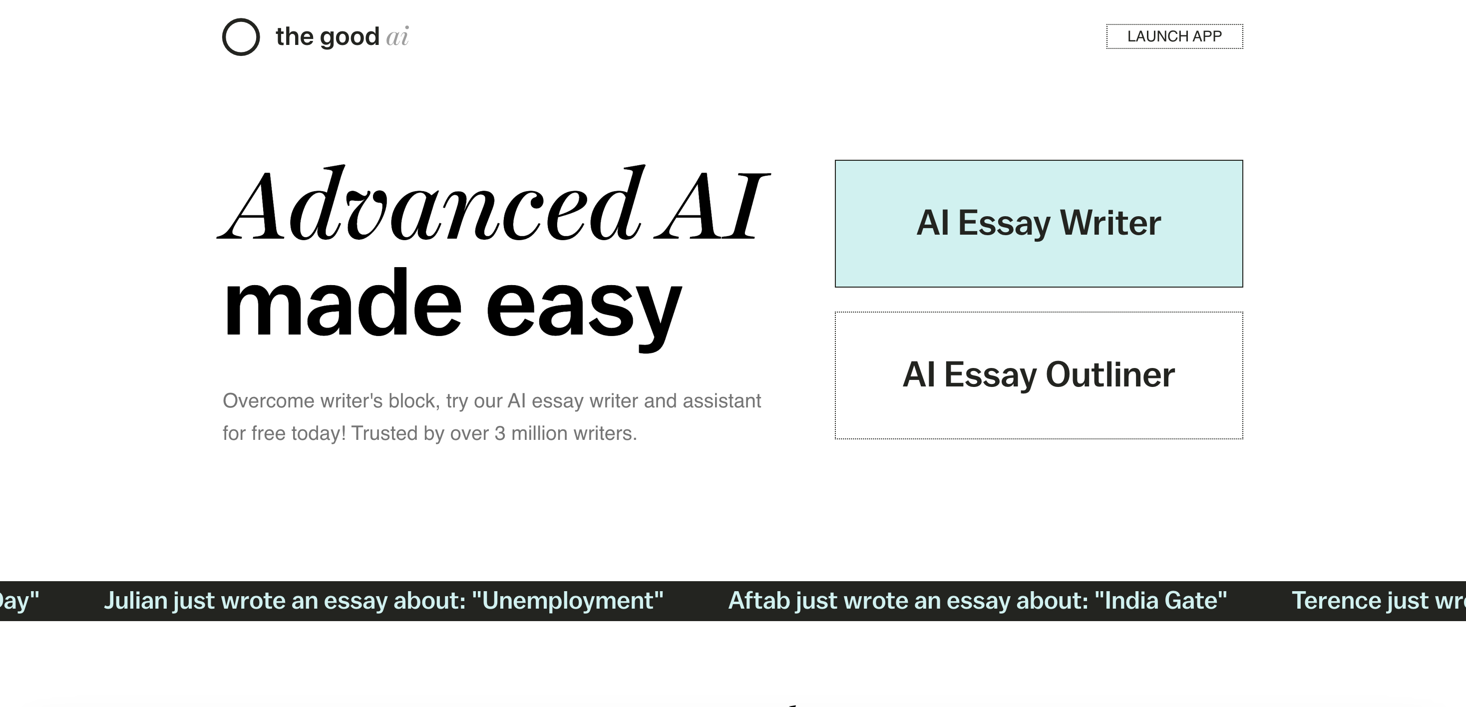 The Good AI Header Image